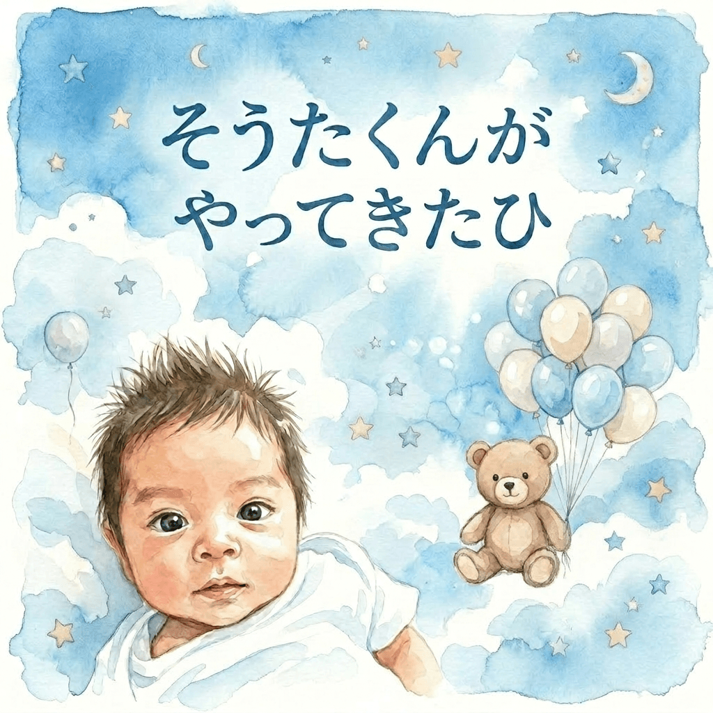 「そうたくんがやってきたひ」の絵本表紙