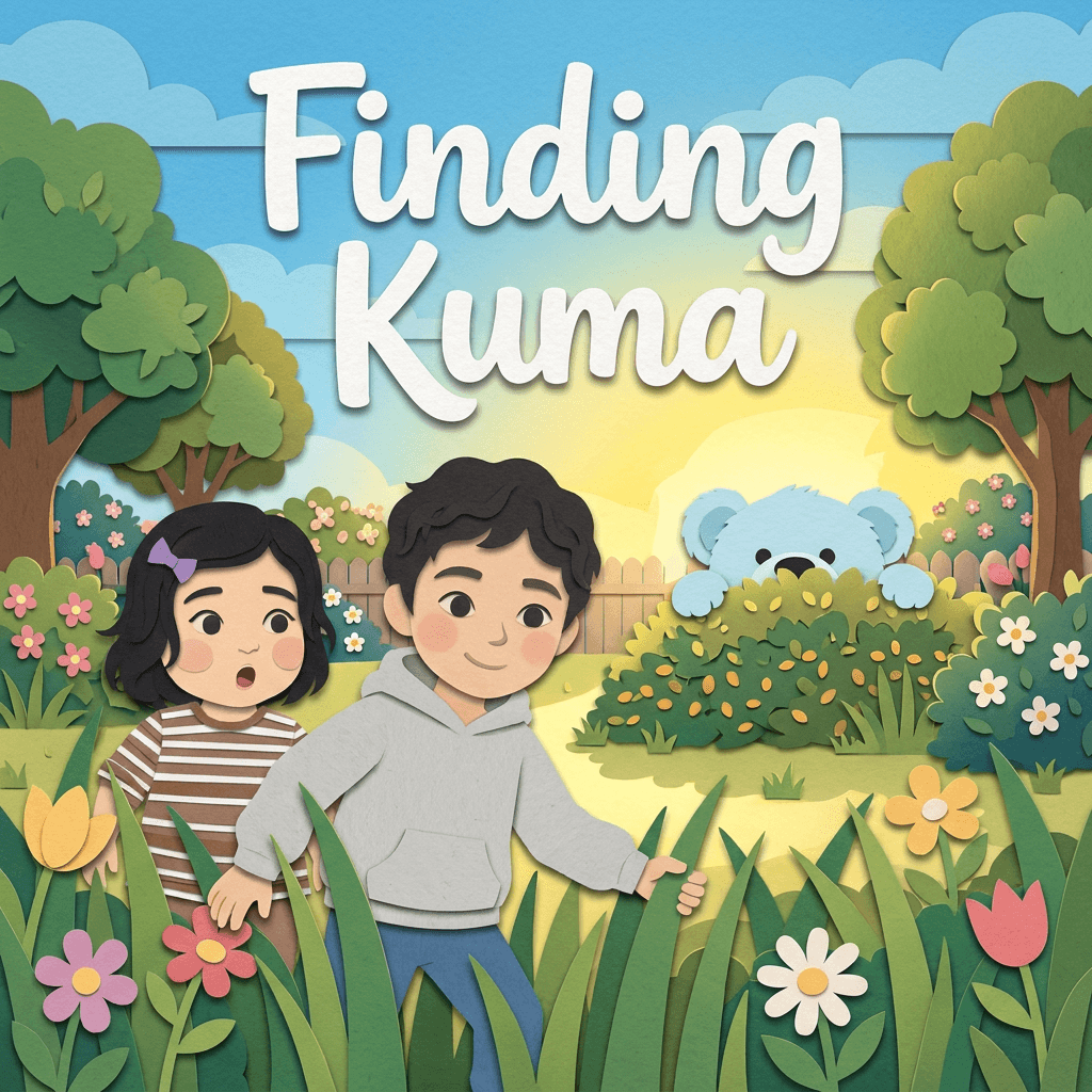 Finding Kumaの絵本表紙